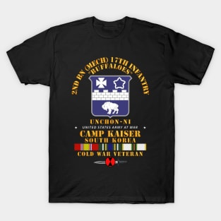 2nd Bn (M) 17th Infantry 7th ID - Camp Kaiser Korea - Unchon-Ni T-Shirt